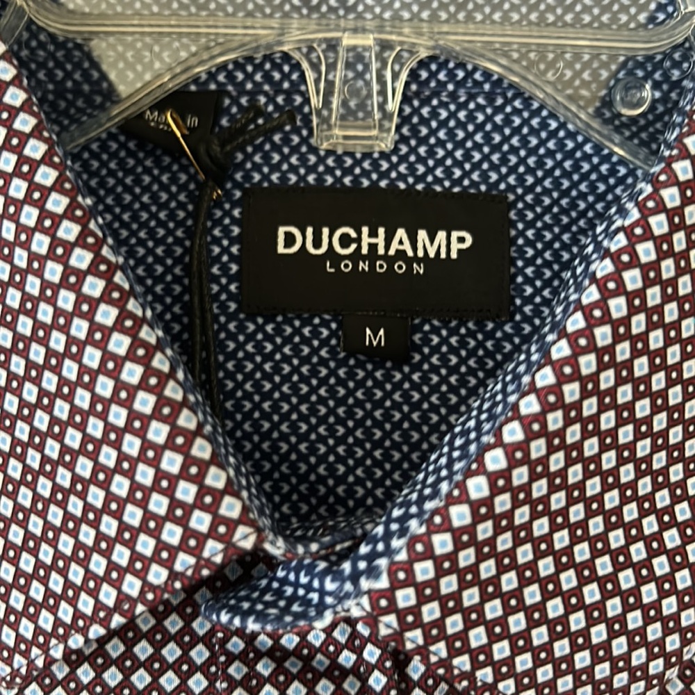Duchamp London men’s long sleeve, button down shirt.  NWT Size M